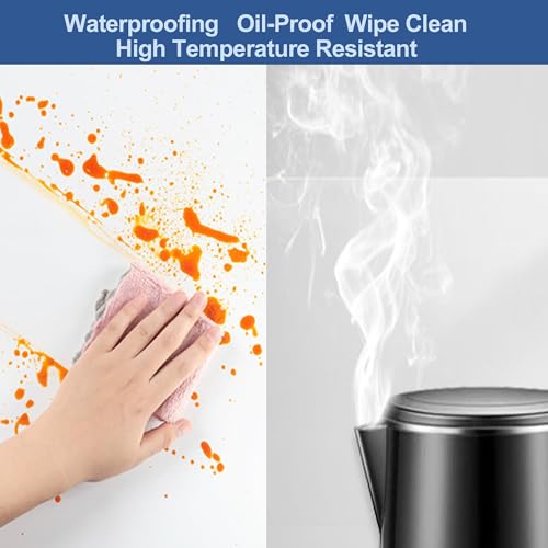 Película protetora de parede transparente, papel de contato removível com aderência estática, para p