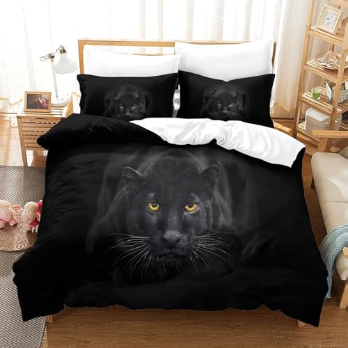 Housse de couette microfibre hypoallergique 3D parure douce super king - 3