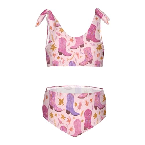 Image of Boccsty Cute Crab Red Blue Girls Swimsuits Kids Bikini Sets 2 Pcs Bathing Suit for 3T