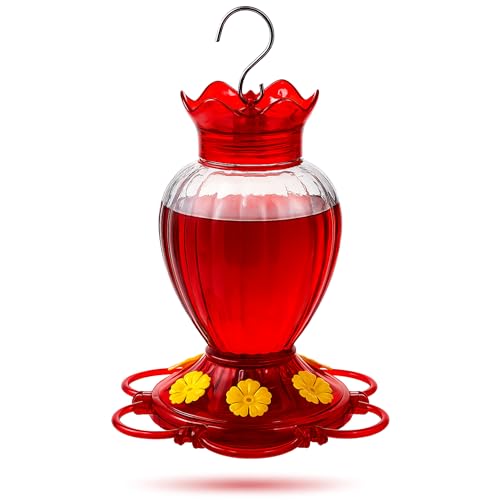 20 oz Glass Hummingbird Feeder