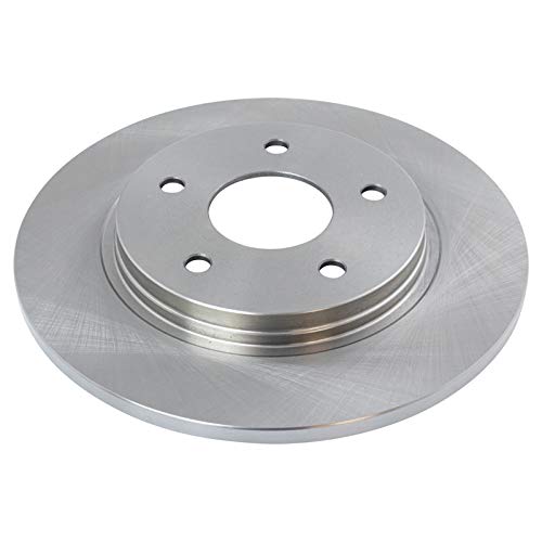 Image of TRQ Rear Ceramic Brake Pad and Rotor Set