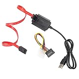 Gira la unidad SATA/IDE en un práctico disco externo, se puede utilizar como una conexión SATA 3. 5 discos duros, 2. 5 3. 5 IDE disco duro, CD ROM, DVD ROM, CD RW, Combo device, DVD RW a ordenador con USB 2. 0 Interfaz (no apto para 2 5 SATA HDD).