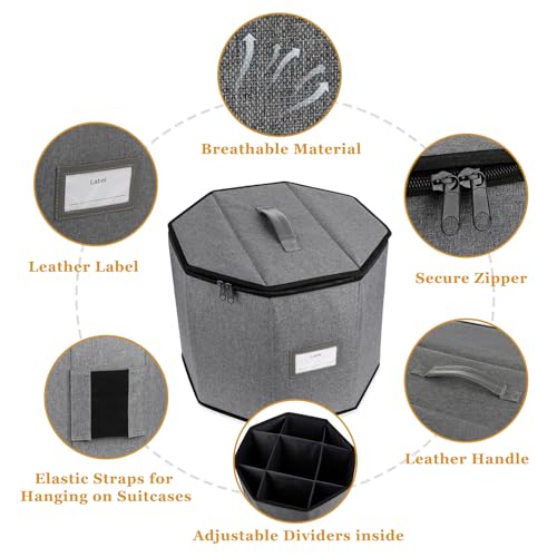 Shoe Storage Box,Shoe Bags for Travel,Fits 8 Pairs,Foldable Shoe Organizer for Closet,Portable Luggage Travel Shoe Organizer - Image 5