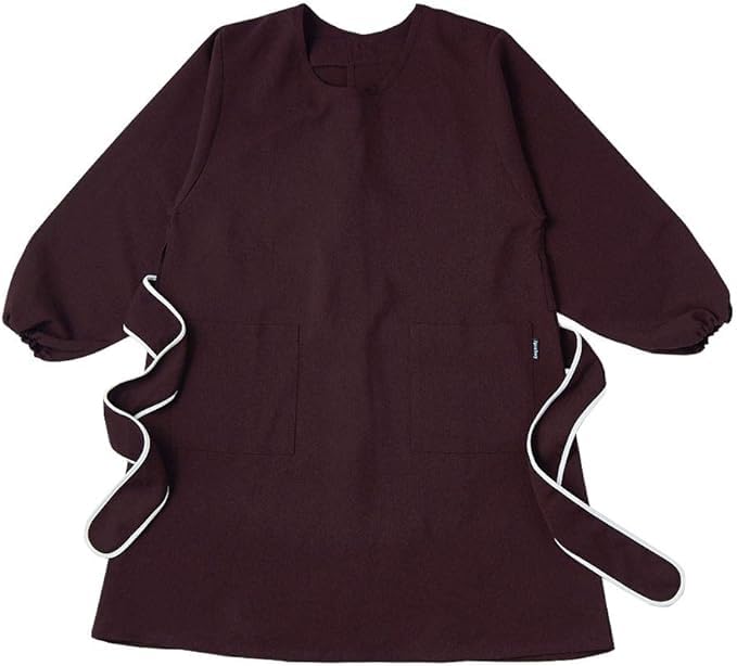 Apron Story Cooking Apron Wine Round Collar Polyester Made in Japan