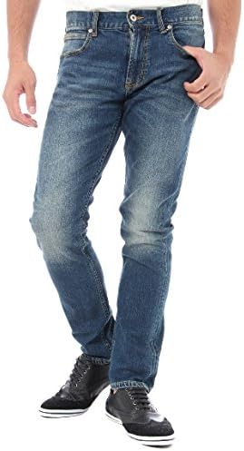 Azul By Moussy Men アズールバイマウジー メンズ Azul By Moussy スキニーセルビッジstデニム5pパンツsw濃色 Stone Wash 31inch ジーンズ 通販 Amazon