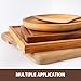 TYDAP Cutting Board Oil Wax Applicator with Holder, Board Applicator for Applying Mineral Oil, Wax, Wood Oil on Cutting Boards, Spatula, Butcher Blocks, Spoon and Other Wooden Bamboo Utensils