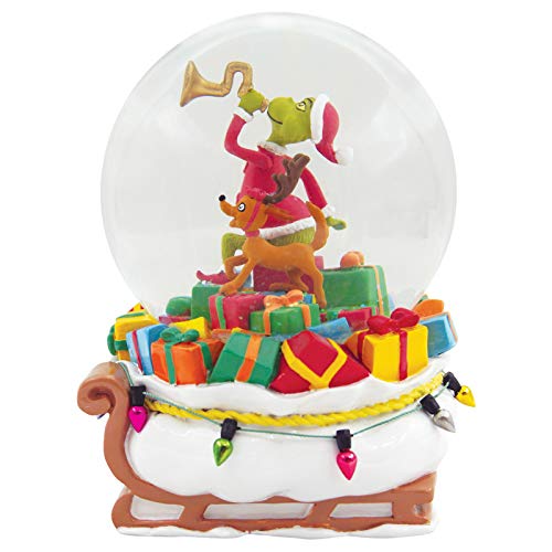 Department 56 Dr. Seuss The Grinch Delivering Gifts Waterball, 5.9 Inch, Multicolor Department 56 Dr. Seuss The Grinch Delivering Gifts Waterball, 5.9 Inch, Multicolor