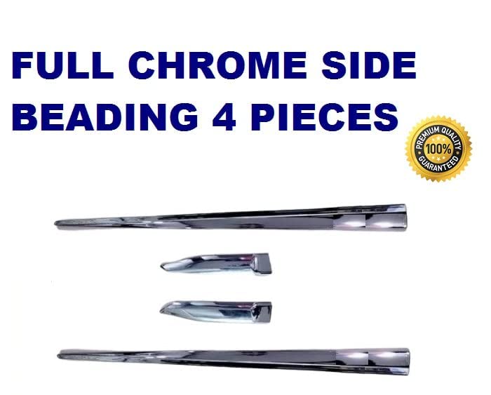 Image of Full Chrome ABS Car Side Beading Door Protector for Nexon Compatible (Set of 4 Pieces) for (Year 2020-2022 Models)