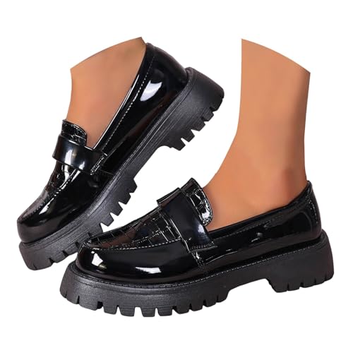 Orthoture-Orthopedic Platform Loafers Comfort Suede Orthopedic Shoes Womens Round Toe Walking Shoe Slip on Shoes