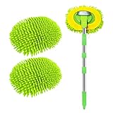 Brosse Lavage Voiture Telescopique Kit, Brosse de Lavage de...