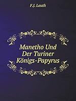 Manetho Und Der Turiner Königs-Papyrus 5519084815 Book Cover