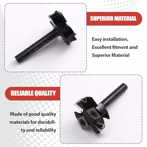 Routeur de 8 mm insert en carbure pour planeur de planche bois et fraisage de dalle CNC - 8