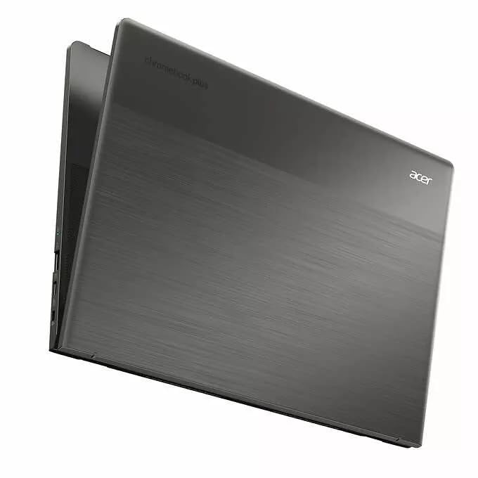 Image of acer Chromebook Plus, 14 inch FHD (1920 x 1080) Touchscreen Display Laptop, Intel i3-N305, 8GB LPDDR5 RAM, 512GB PCIe SSD, Webcam, Chrome OS, Gray, Protective Sleeve Included, TWE 64GB SD Card