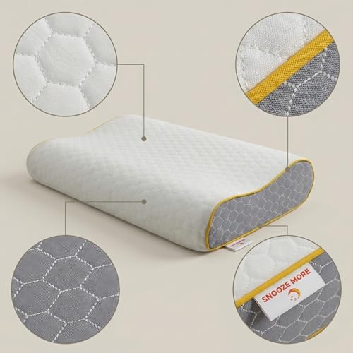 Image of Neck Pillow (Knitted Fabric, Contour Small (Pack of 1))