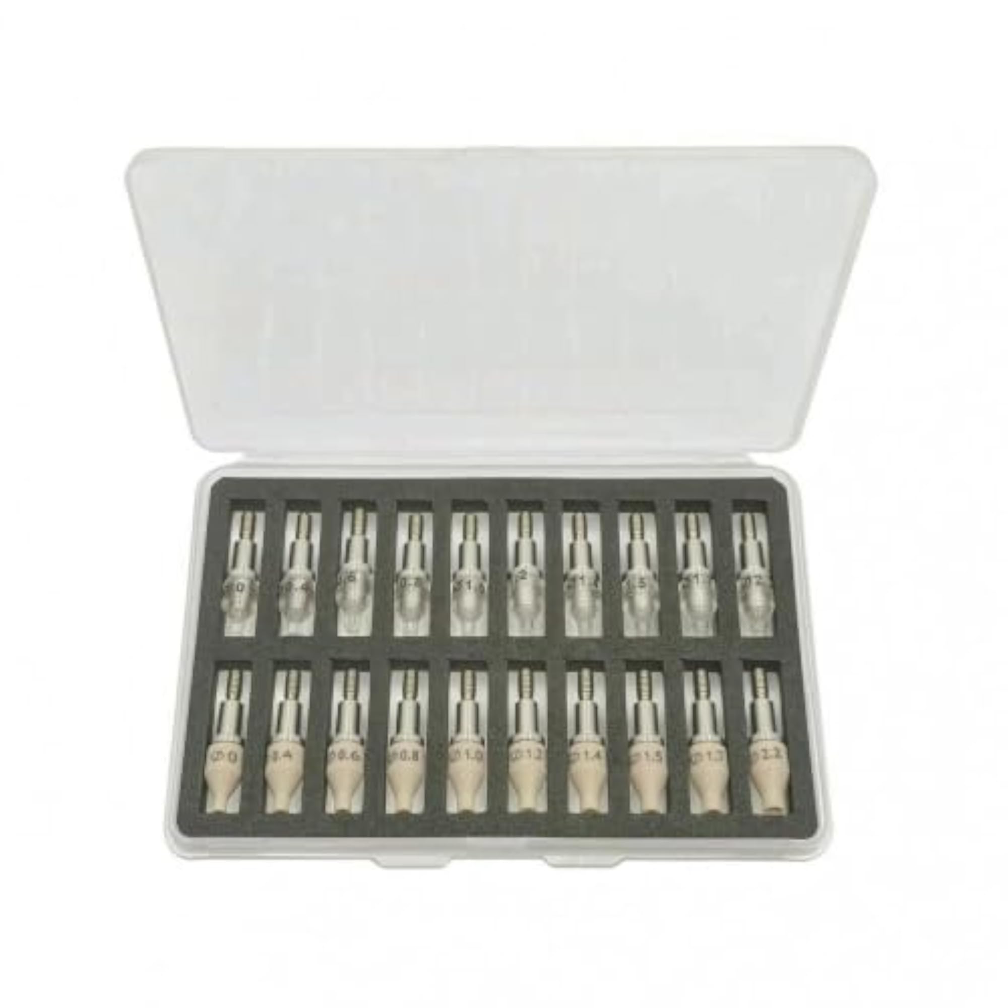 20 Pieces Pin-Loading Head Kit for Watchmakers