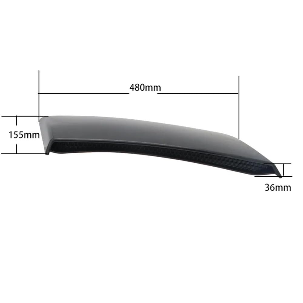 Faldones Laterales para Ford para Mustang Roush 2015-2020 Guardabarros Lateral Trasero Cucharas Puerta Cubierta Marco Estilo Coche Embellecedor Salida
