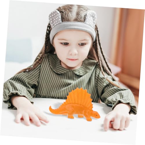 lurrose 12個 夜光機能付き恐竜模型 向けリアル動物フィギュア 知育遊具 耐久プラスチック製 鮮やかな色彩で視覚体験向上