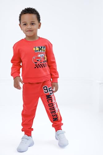 Image of Disney Christmas Fleece Sweatshirt and Pants Outfit Set Newborn to Big Kid Sizes (Newborn - 10-12)
