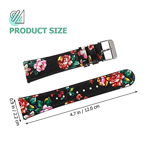 VILLCASE Compatível para Galaxy Sm Vermelho-R810 Faixa de Relógio Inteligente Relógio de Pulso Pulse