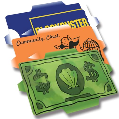 Thaph-Ky 3 PCS Card Covers for Debit Cards, Funny Debit/credit Card Skin - Sea Bucks, Get Out Of Jail Free Card Cover for Key, EBT, ID, Bank Card - No Bubble, Slim, Waterproof Credit Card Sticker