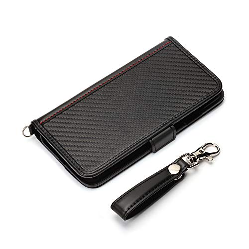 Premium Style iPhone 12 mini�p�t���b�v�J�o�[ PU���U�[�_���[�W���H �J�[�{�����u���b�N PG-20FFP04BK