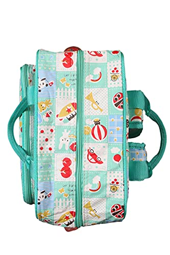 Image of Diaper Bag /Mother Backpack for Travel (Green)