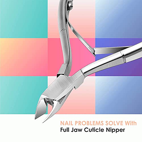 Red Square 1Pcs Cuticle Pusher Cuticle Remover 1pcs Cuticle cutter Professional Stainless Steel Cuticle Cutter Clipper Durable Pedicure Manicure Tools for Fingernails and... - Image 6