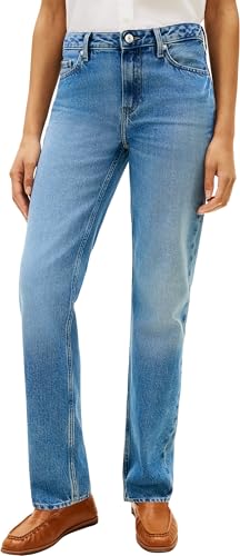 Jean Tommy Hilfiger DNM Finn Classic Straight droit femme bleu classique taille normale