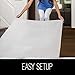 Ninja Rug Pad Gripper for Hardwood Floors, 8x9.8 FT Slip Resistant Grip Pads for Hard Surfaces, Adds Cushion Under Carpet and Maximum Protection, Keeps Area Rugs and Carpets Safe and in Place on Floor