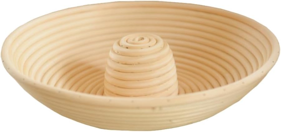 IMIKEYA Bread Banneton Proofing Baskets Round Sourdough Proofing Basket Fermentations Basket Natural Rattan Bowl for Artisan Bread Making Home Bakers