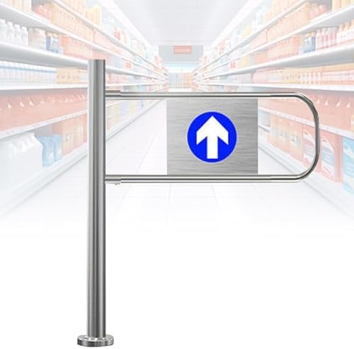 Self-Closing Swing Entrance Door - Secure Commercial Gate for Libraries, Shops & Shopping Centers - Durable & Convenient Access Solution