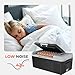 EKOJUCE 12 Volt Refrigerator Portable Fridge - 16Quart(15L) Electric Cooler Compressor fridge -4℉~68℉, 12/24V DC & 100-240V AC Car Refrigerator for Camping, RV, Fashing, Travel, Home