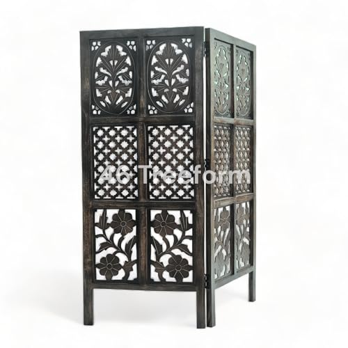 Image of Wooden Room Partition /Screen /Room Divider /Room Separator for Livng Room Bedroom Home Office Restarurant Hallway 20 Inches Wide (4 Ft 2 panles)