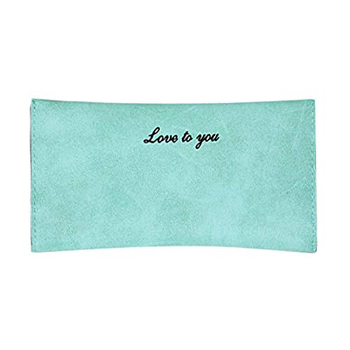 pedkit Mulheres carteira longo bolsa amor para você cor sólida embreagem vintage moda dinheiro clipe