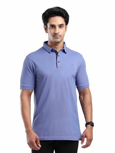 Image of STELLERS Men's Premium Softberry Pique Polo T-Shirt | Feather Touch Feel |Regular Fit| Odour Resistant| Anti-Static| Wrinkle Free | Quick Dry | Stretchable | Lightweight | Sweat-Proof