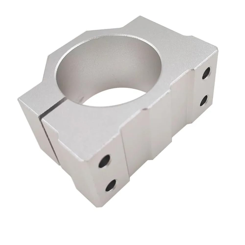 Base fissa in alluminio pressofuso, staffa di montaggio motore mandrino con finitura anodizzata, per macchine utensili CNC e sistemi automatizzati