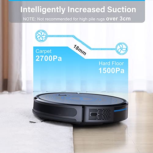 Robot-Aspirador-Lubluelu-2700Pa-Potente-Aspirador-Robot-Inteligente-600ML-Deposito-de-Polvo-WiFiAppAlexa-Controlado-Robot-Aspiradora-Silencioso-de-55-db-para-Suelos-Mascotas-Alfombras
