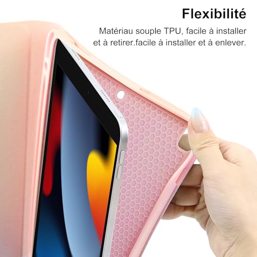 Teclado para iPad 10.2 con funda protectora y soporte multiangulo ajustable 5