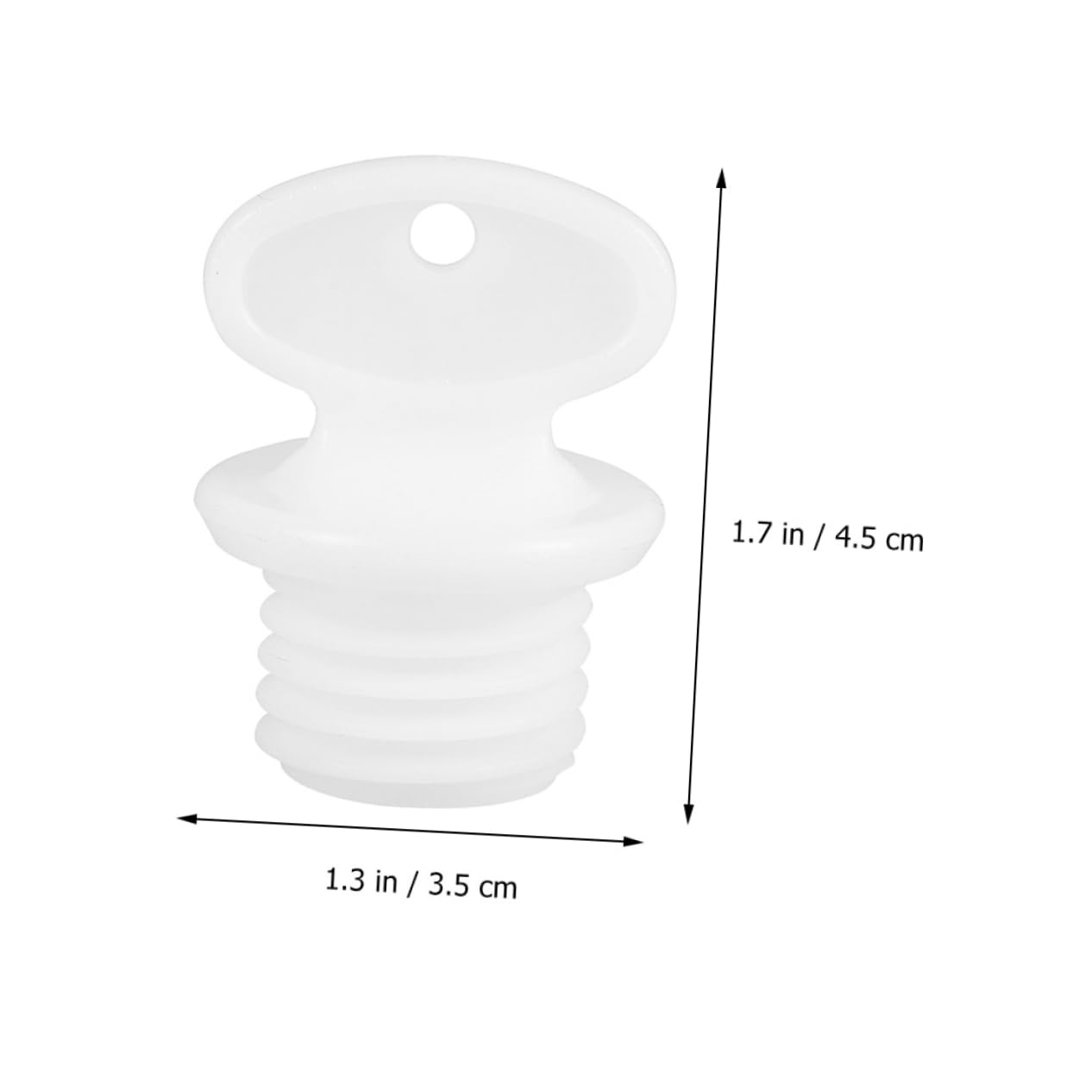 FOMIYES 6pcs Hot Water Bottle Stopper Hot Water Bags Thermal Bottles Hot Water Bottles Water Bottlr Water Pouch Hot Waterbags Cap Replacement Hot Water Sacks Cap Top Water Sack Caps White