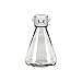 Plastic Erlenmeyer Flasks for Cell Culture and Fermentation, 1L, Autoclavable Polycarbonate (PC), 53mm (53B) VersaCap, Non-Sterile, Baffled Bottom (Pack of 6)