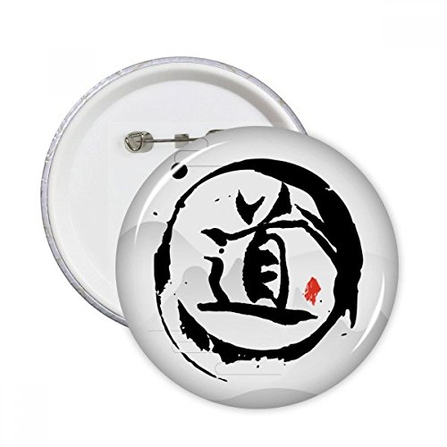 Badge bouton de chine dao pins de décoration ronde multicolore taille L pour veste
