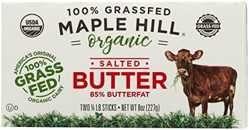 Maple Hill Creamery Organic Salted Butter, 8 OZ
