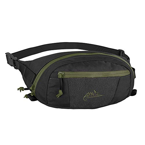 Bandicoot Waist Pack Helikon-Tex riñonera táctica urbana ajustable en color negro y verde oliva