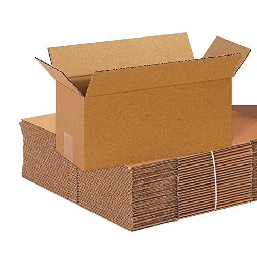 Image of BOX USA Shipping Boxes 14 inchL x 6 inchW x 6 inchH 25-Pack Long Corrugated Boxes for Moving, Shipping, Mailing, Packing, Packaging and Storage