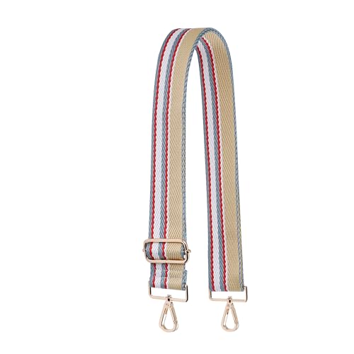 Image of Purse Straps Replacement Wide Crossbody Shoulder Strap for Bags Purse Extender Accessories Guitar Straps, Gold Buckle-346, 55 inches x 1.5 inches, new