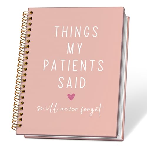 Carnet médecin et fournitures d'allaitement Things My Patients Said journal de notes d'humour