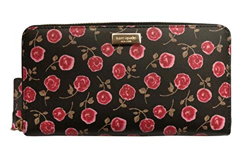 Kate Spade New York Neda Laurel Way Hazy Rose Zip Around Leather Wallet