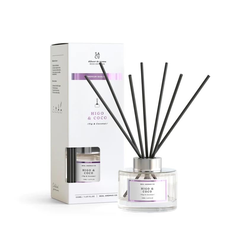 SEAL AROMAS – Ambientador Mikado Higo & Coco Premium 120ml |...