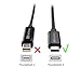 Cable Matters Unidirectional USB C to DisplayPort 1.4 Cable - 3.3ft, Support 8K@60Hz / 4K@240Hz, Thunderbolt 4 to DisplayPort Cable, Display Port to USB C, Black - Not for Portable USBC Monitor