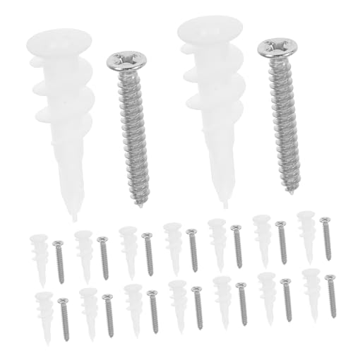 ROMISBABA 50ensembles à Expansion Et Vis Pour Cloisons Sèches Kit De Fixation Pour Décoratifs Et Accessoires Muraux Installation Facile Et Solide